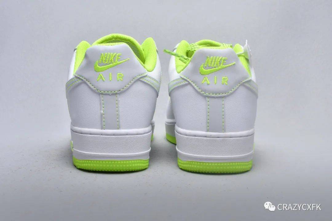 荧光绿满天星 nike air force 1 low 耐克空军一号低帮运动鞋