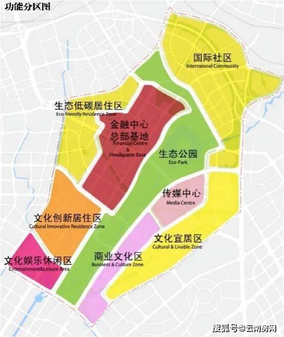 巫家坝九大功能分区