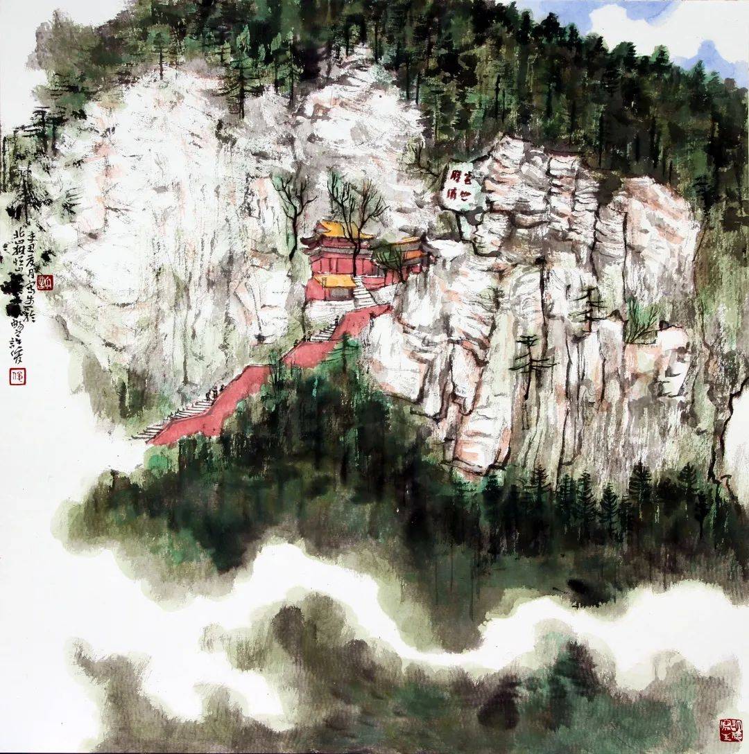 展览预告"青山问道—许俊中国画作品连云港邀请展"即将开幕