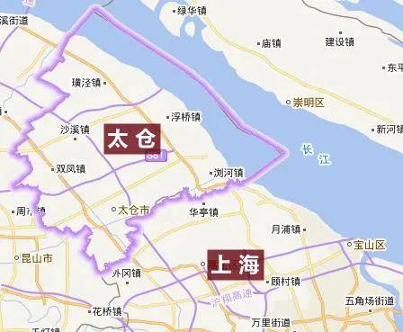 展开全文 太仓的区位示意(来源:天地图截图 自制标注 以自驾里程来说