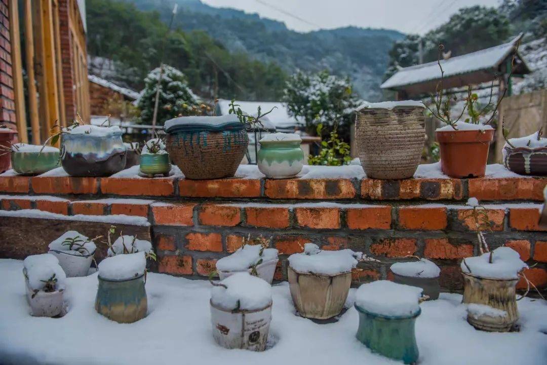 雁荡山雪景gift of season是朝霞是晚风是晨起的一碗白粥是傍晚的
