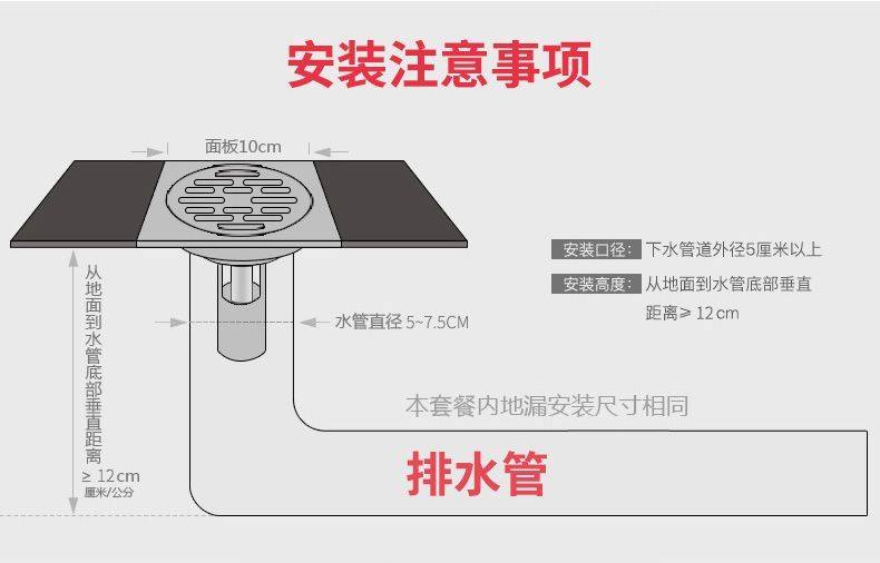 丨水封型地漏(★★★)从结构和运作原理上来看,t型地漏的排水速度比较