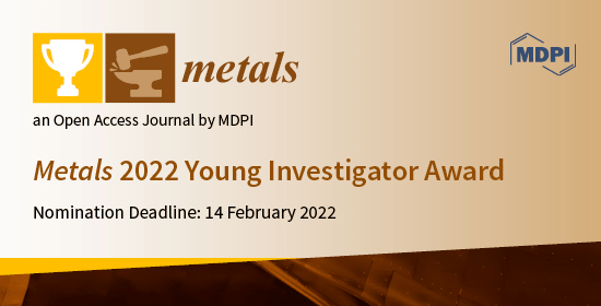 metals2022 young investigator award