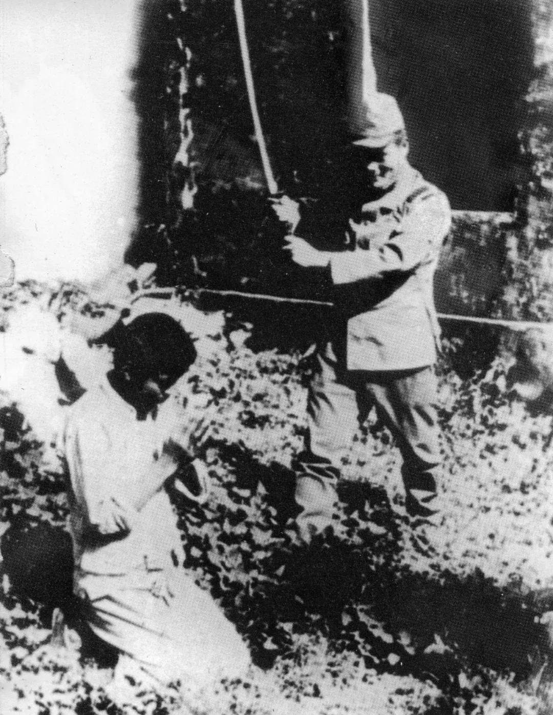 1937年南京大屠杀,屠刀下的百姓.