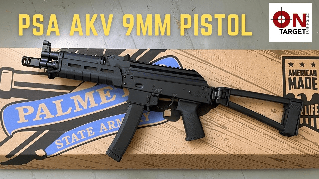 psaakv冲锋枪ak家的远房亲戚被称作最好的9mm口径ak