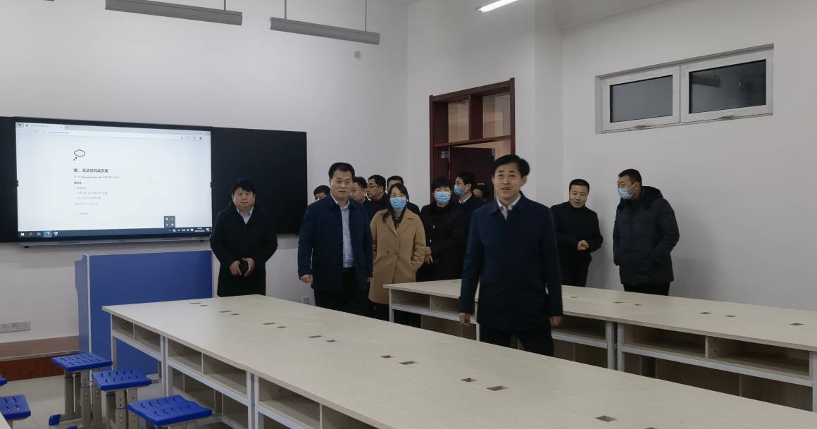 衡水市深州市委书记王文强来深州职教(技工学校)新校区督导调研_建设