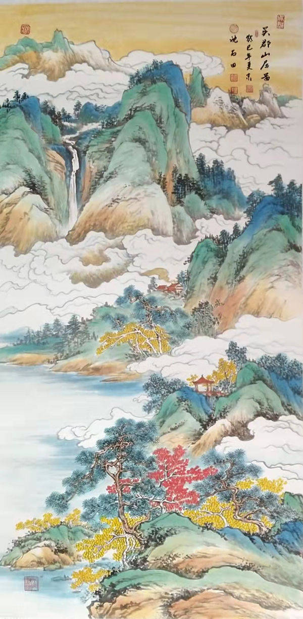 吴门画派沈坤沈石田30年艺术精品香港艺术馆臻品预展