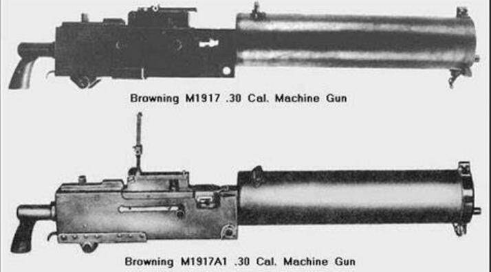 宝刀不老的大水筒经典设计美军勃朗宁m1917水冷重机枪