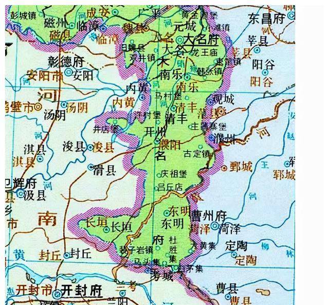 从古到今通过地图了解濮阳市的历史变迁