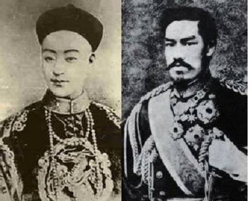 并被日本人不断神话之时;清朝的光绪皇帝却以"瀛台之囚"的屈辱身份,独