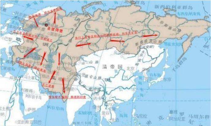 按照彼得大帝的遗嘱,后来的俄国沙皇们的目标依然在欧洲,土耳其海峡的