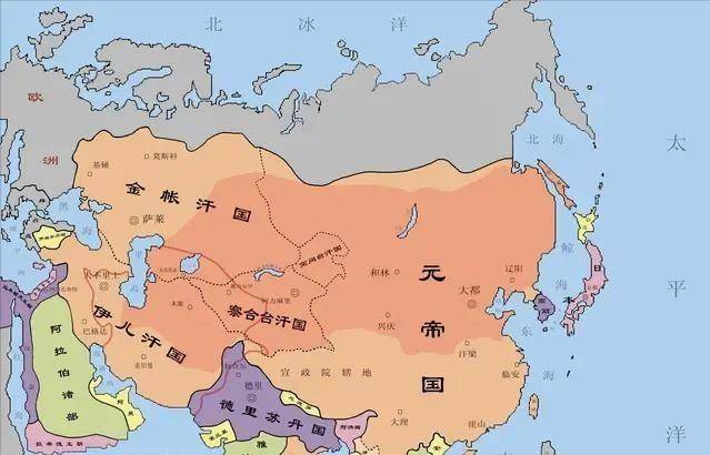 至此的蒙古人终结了(1240年),开启了俄国人被蒙古钦察汗国统治时期,即