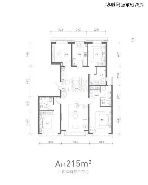 以下为户型图:这次入市的,是j-1地块,一共四个楼栋,15到25层的高层
