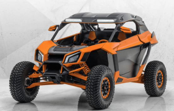 砂砾路段无拘行驶的全地形utv—can-am(庞巴迪)maverick x3,也就是