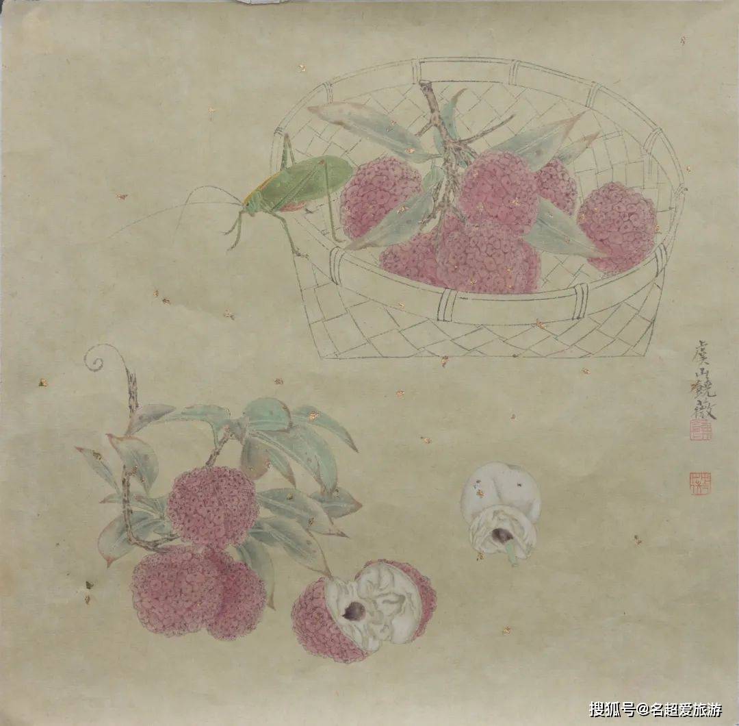 lot 2808 饶薇 大利图设色纸本镜心 33×33cm题识:虞山饶薇.