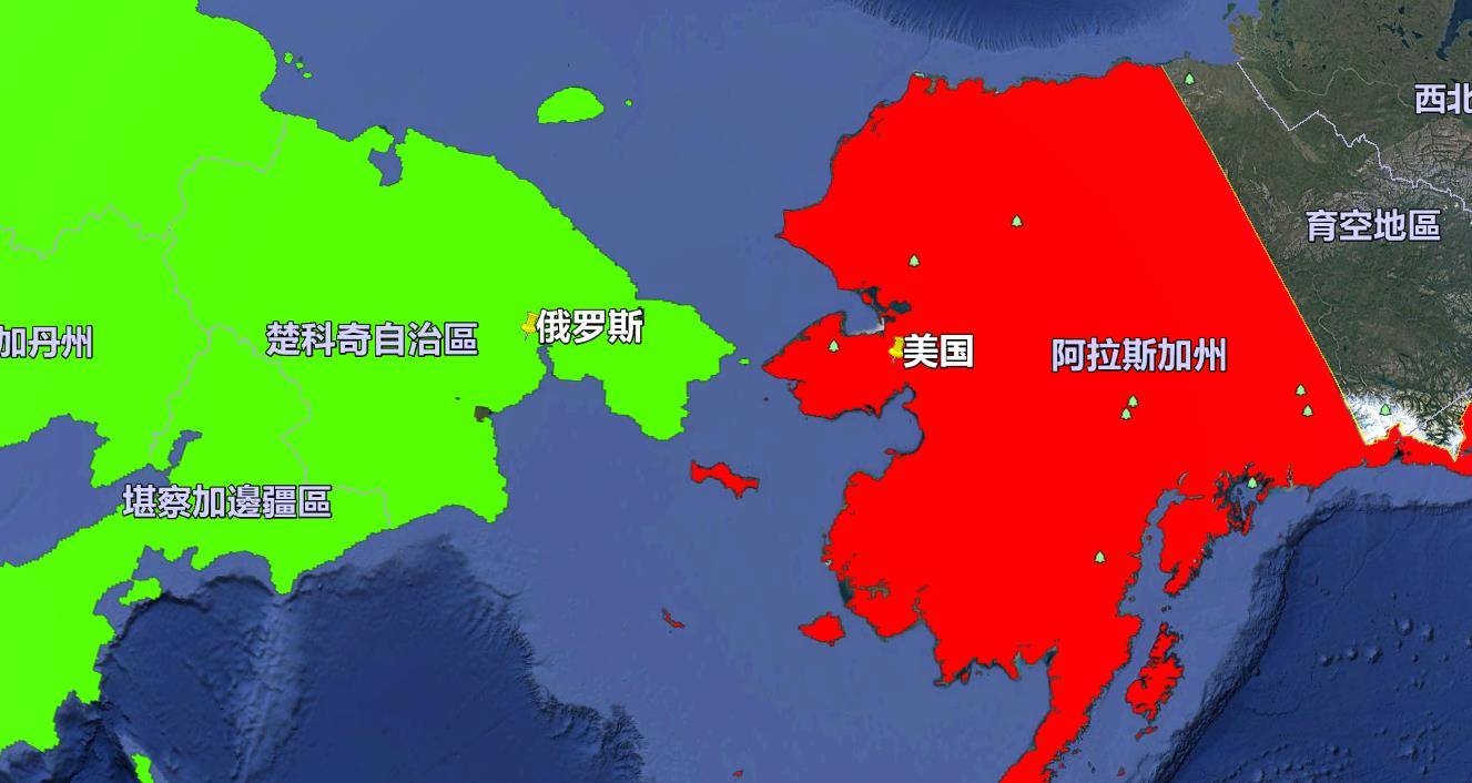 最近不到4公里,俄罗斯非常后悔将这里贱卖给美国_代奥_领土_米德