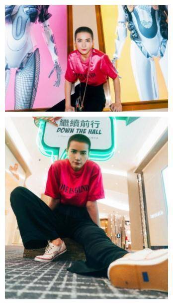 谁说板寸是男生的专属李媛大胆剪个板寸头穿裙子都美出新高度