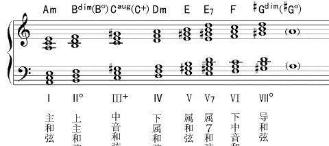属7和弦)成为大3和弦(v,e)(v7,e7),使导和弦成为#gdim(#g°)的减3和弦