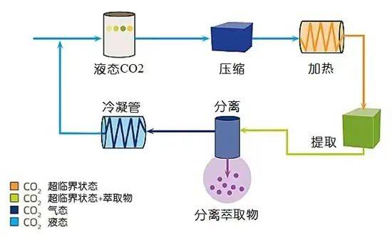 超临界co2方法与其他萃取工艺相比有几个优点.它们发生在比