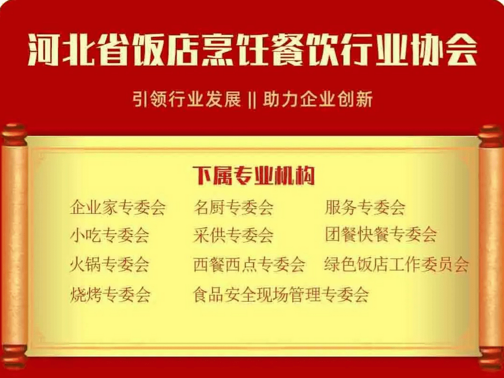 河北省饭店烹饪餐饮行业协会邀您加入预制菜专业委员会