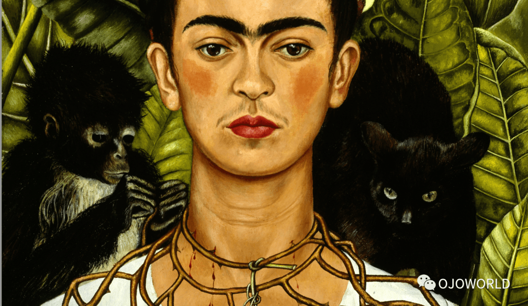 弗里达弗里达弗里达那个一字眉的墨西哥女人艺术家绘画赏析