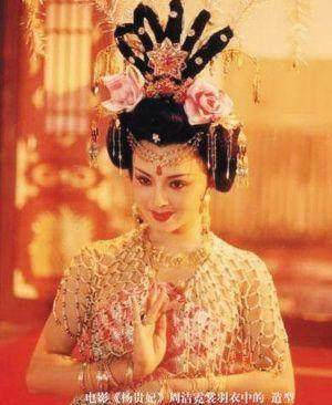 各版本杨贵妃都圆润丰满,雍容华贵,只有她英气逼人_杨玉环_电视剧