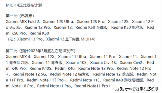 MIUI14再次发力：第二批晋级名单正式出炉，你的机型在内了吗？