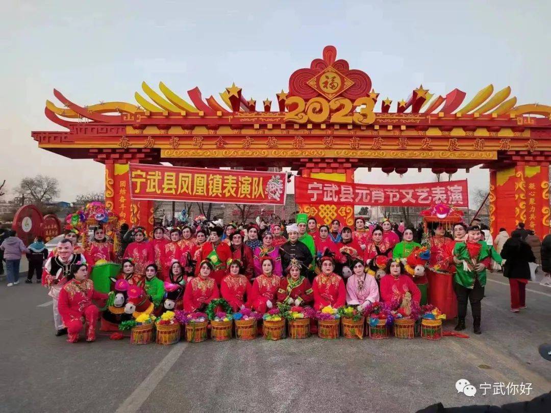 宁武县文艺表演团队在忻州古城民俗风情展演亮相