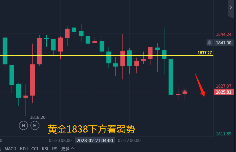 悬壶金翁：2.23黄金反弹继续空，原油弱势需跟从