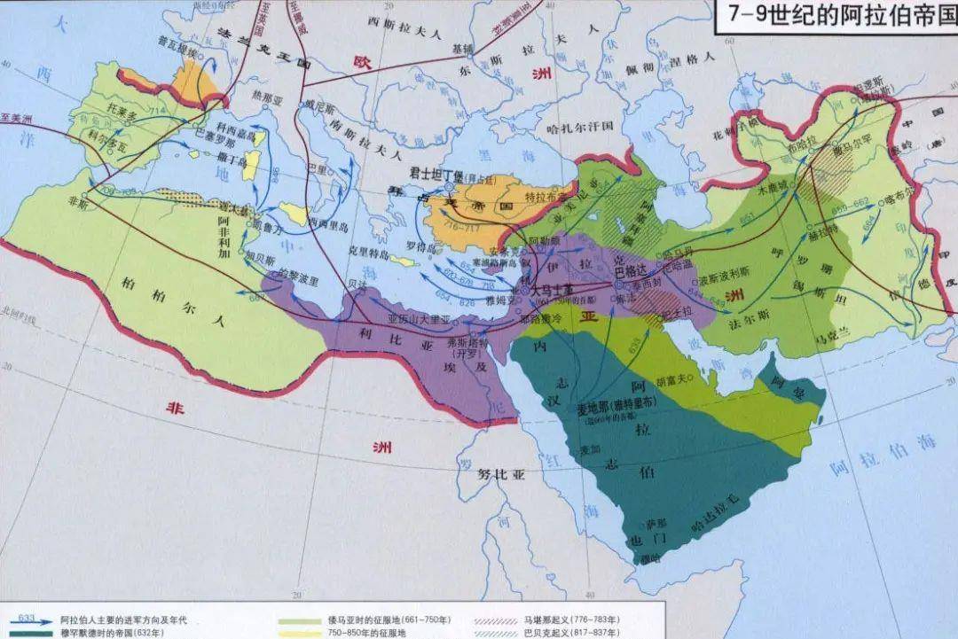 阿拉伯帝国在中亚的高压统治