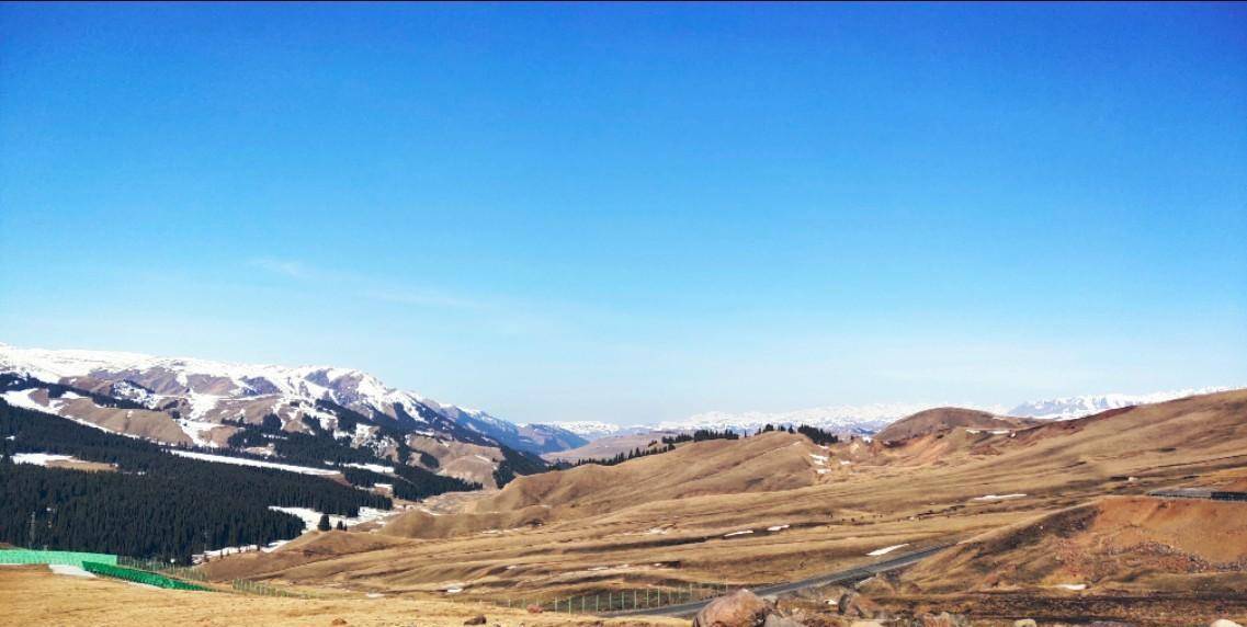 骑行巴州，从班禅沟翻越艾肯达坂抵达火烧桥，看斑斓雪山