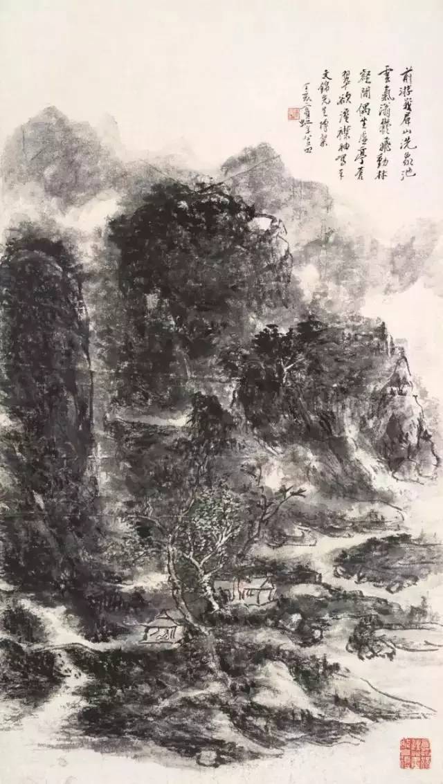 黄宾虹典范山川画高清全集，百看不厌！