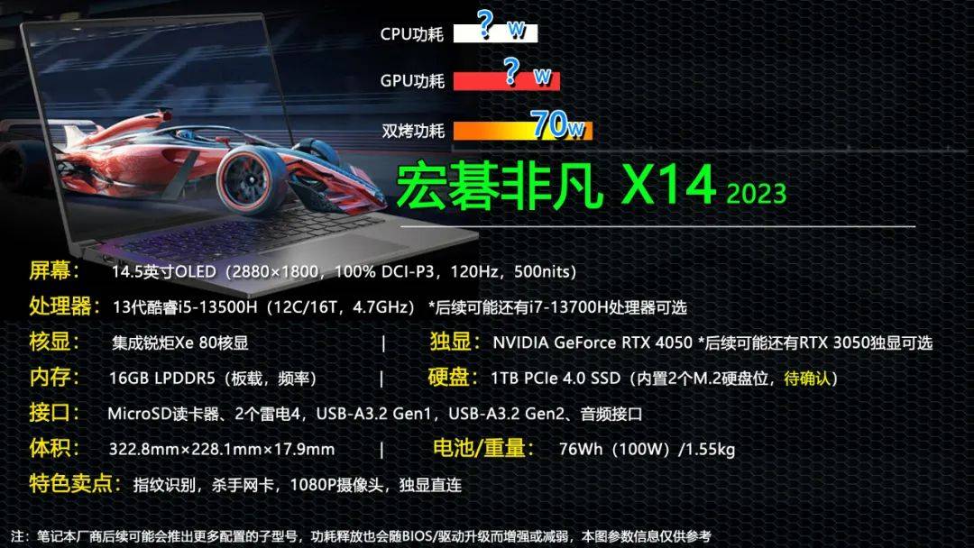 晋级RTX 4050的小钢炮！宏碁不凡X14 2023能否值得买？