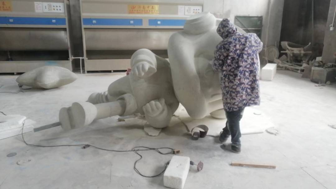 卡通ip玻璃钢雕塑制作全过程