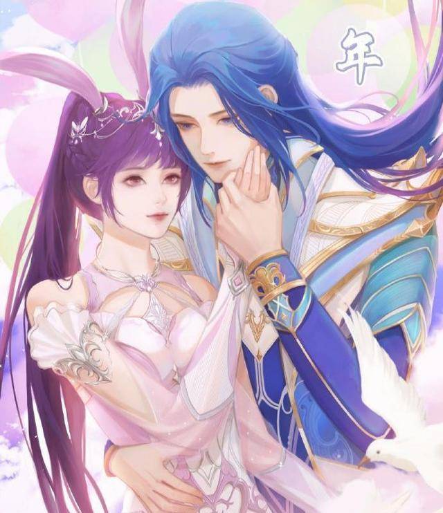 原创斗罗5周年头像来袭，唐三紧搂小舞摸肚子，画面很高能