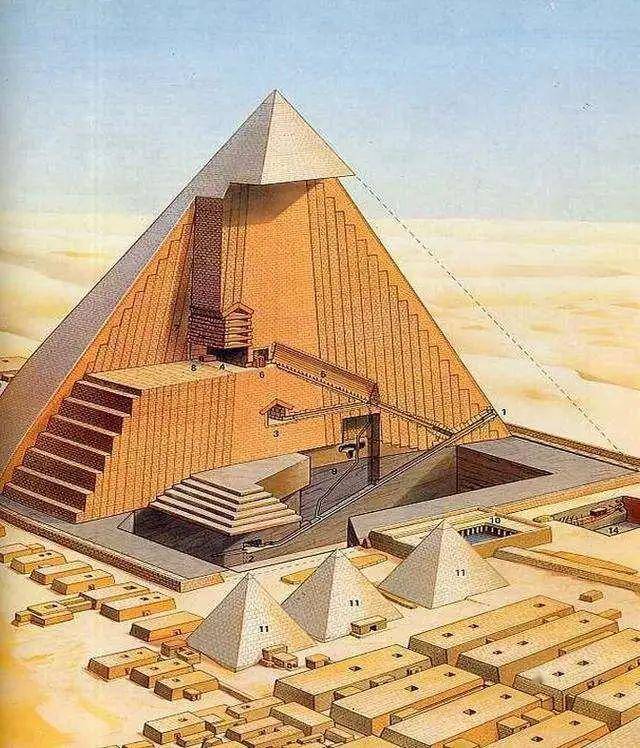 了解古埃及的金字塔的发展演变过程  ◆揭秘古埃及金字塔的建造