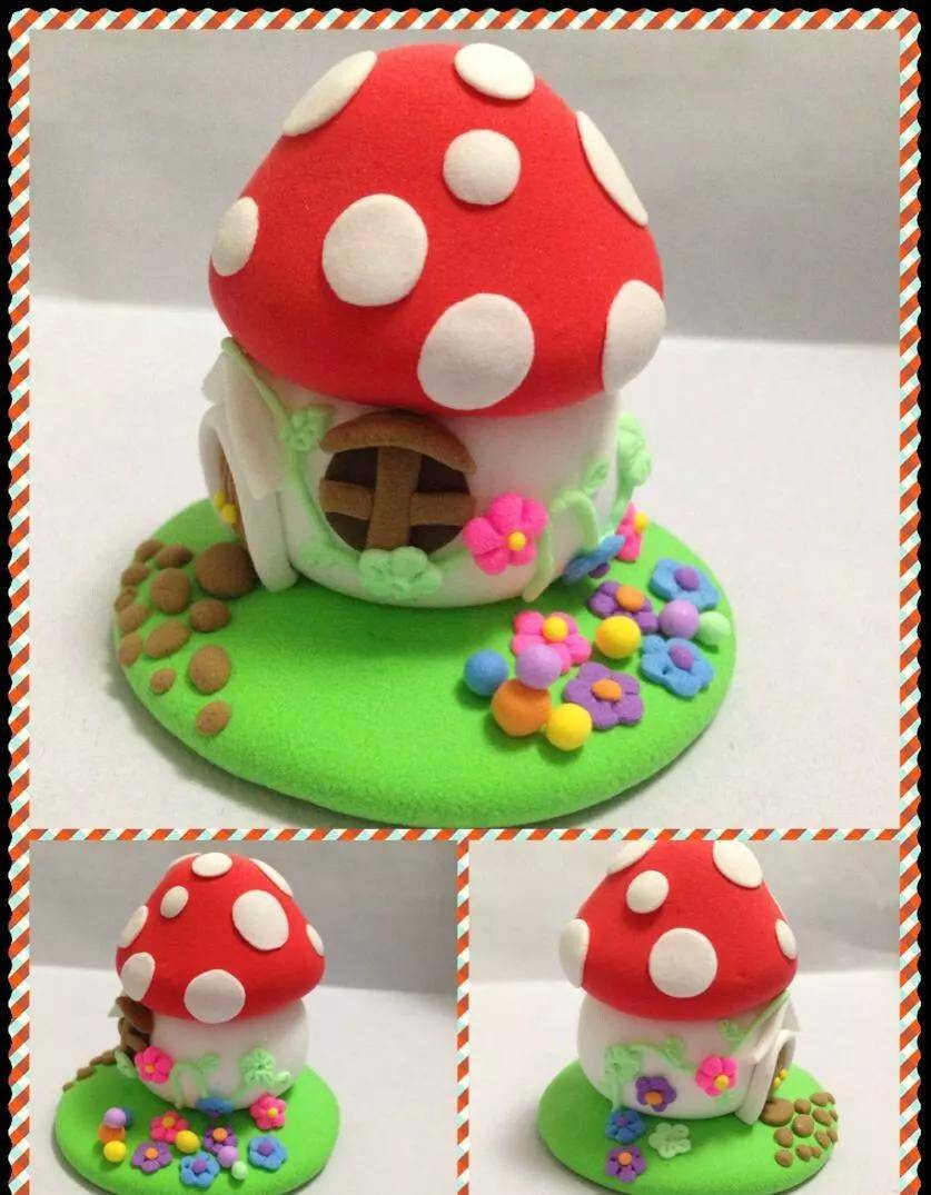创意手工|童话世界里才有的蘑菇小房子,孩子看了就爱上