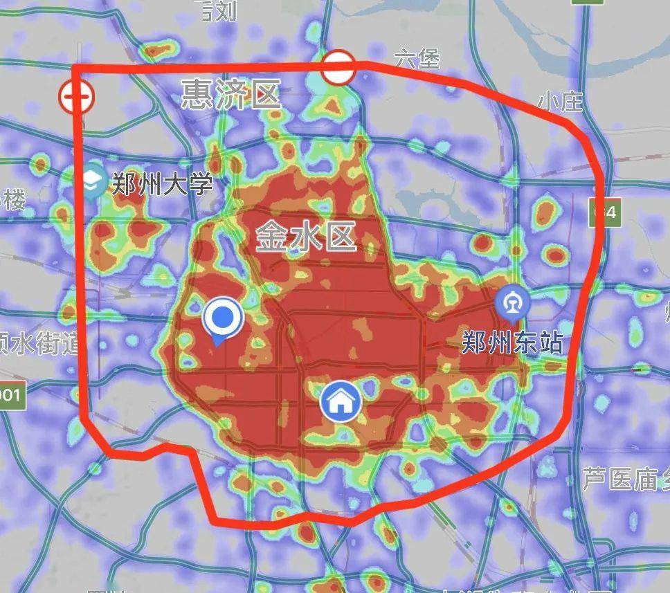 郑州人口热力图_郑州热力图(3)