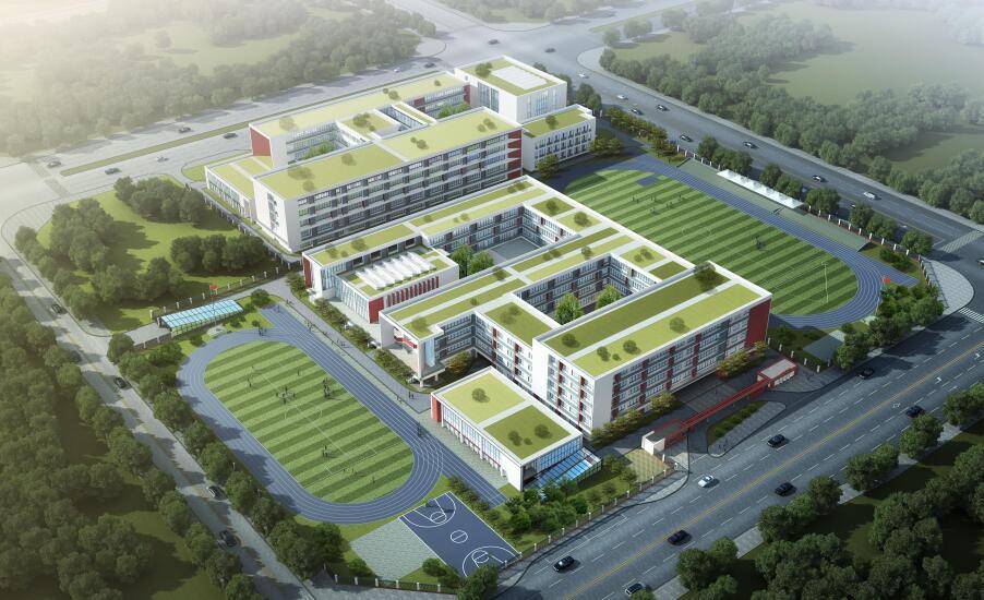 (暂定名) 西安高新区第九初级中学位于西安高新区灵沼街道,灵沼四路