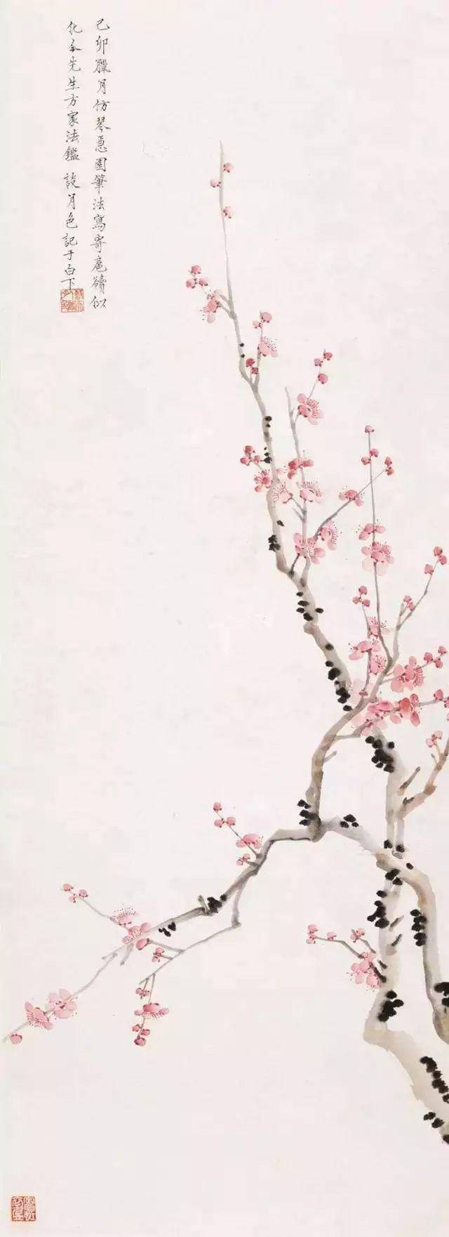 十位国画名家笔下的梅花
