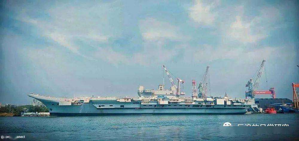 印度"维克兰特"号航母最新照片曝光 距离海试还差距甚远