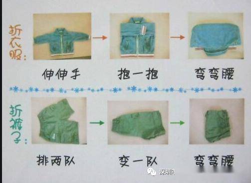 叠衣服,叠裤子的步骤图