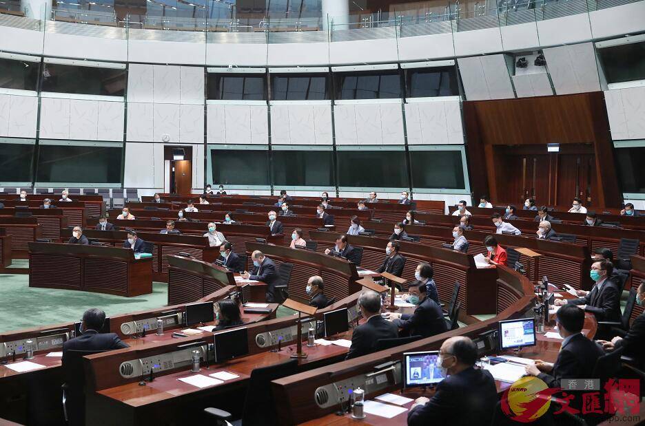 香港特区立法会今日下午恢复二读辩论 图片来源:文汇网