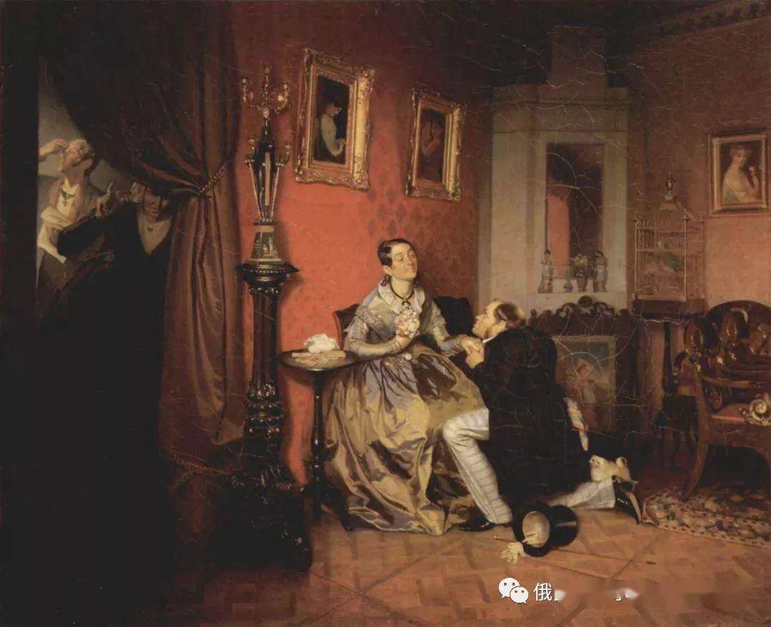 19世纪俄罗斯批判现实主义画家费多托夫油画作品赏析