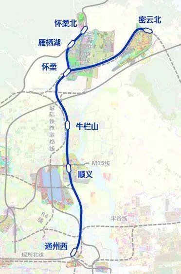 市郊铁路京承线是北京未来规划的市郊铁路网中东北方向的骨干线路