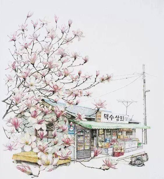 怎么画很简单的漂亮的风景画 92de7b2a115c4ccf8d6edc998e7817c0.jpeg