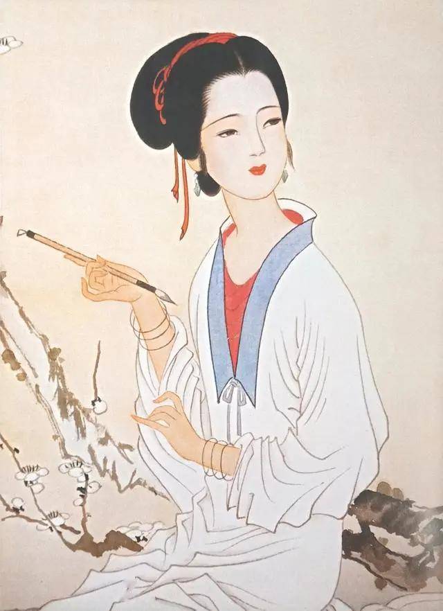 著名绘画大师教你学会各种不同风格的绘画技法「古代仕女」