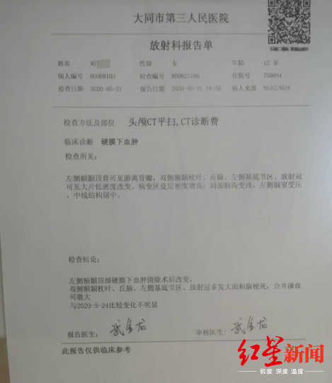 恒耀平台注册山西怀仁12岁女童疑遭继母虐待致脑梗死,检方提前介入 (图7) 恒耀平台注册山西怀仁12岁女童疑遭继母虐待致脑梗死,检方提前介入 (图7)