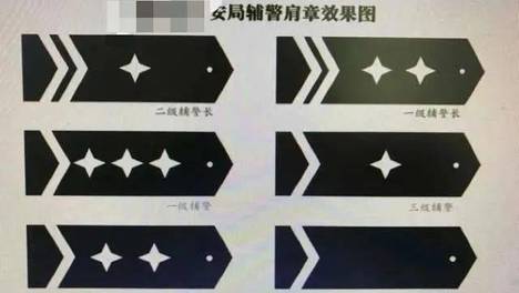 新款辅警肩章曝光！
