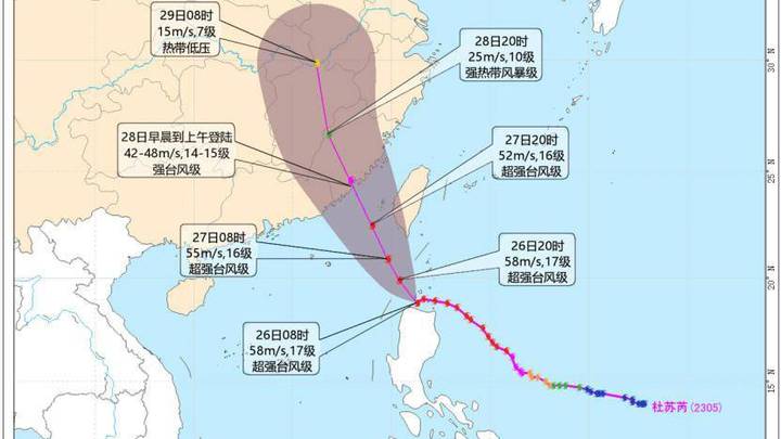 杜苏芮将登陆!台风红色预警发布,我国东南沿海会大暴雨吗?